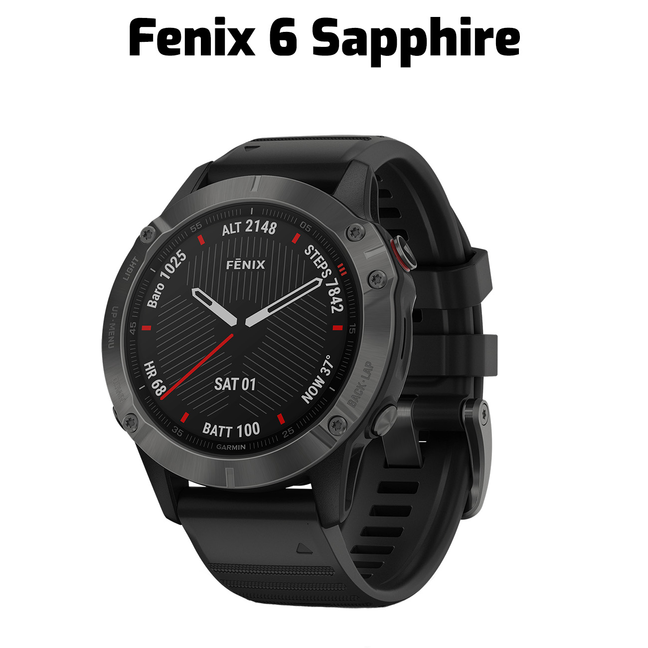 Køb Garmin Fenix 6 Sapphire ur