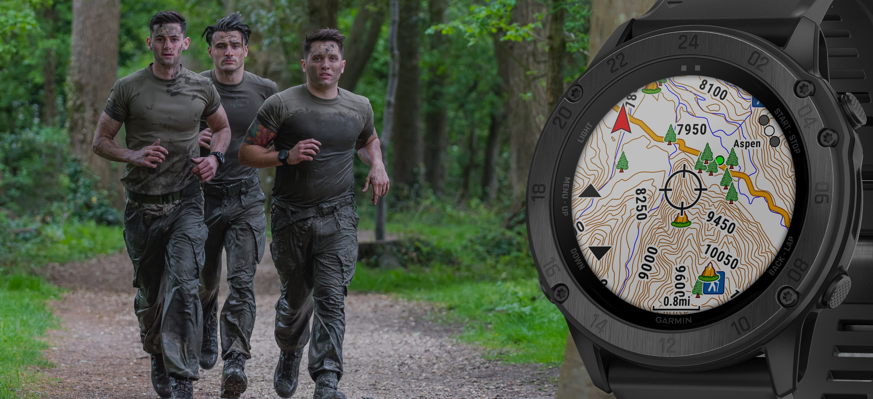 Garmin Tactix Delta Watch running